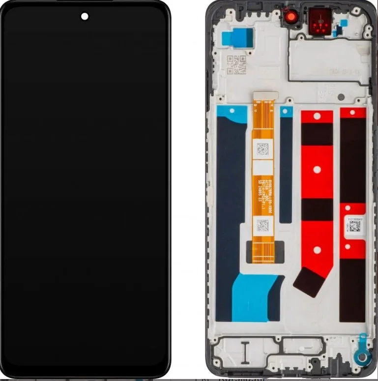 Oppo A60 Çıtalı Ekran Dokunmatik Siyah Orijinal