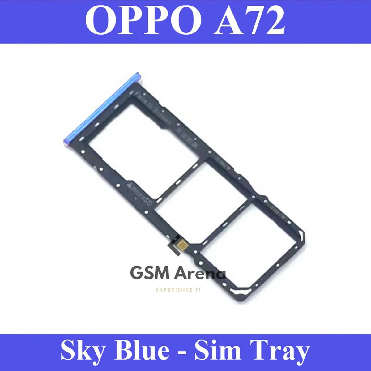 Oppo A72 Sim Kart Tepsisi Mavi
