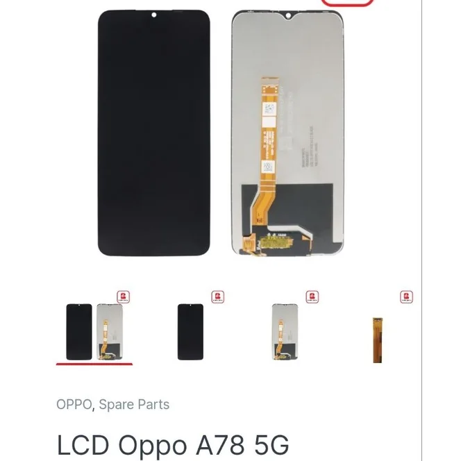 Oppo A78 5G Ekran Dokunmatik Orijinal Çıtasız Ürün (Çerçevesiz)