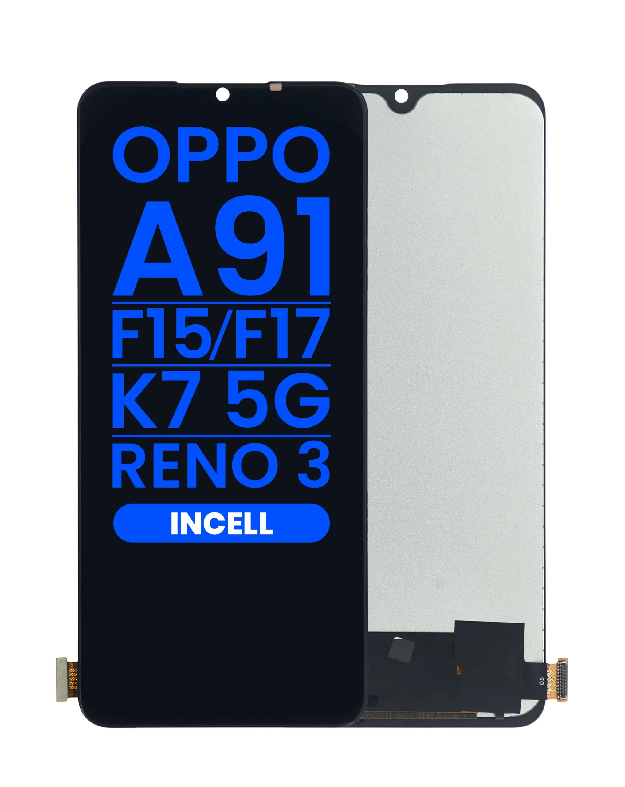 Oppo A91 Ekran Dokunmatik A Plus Kalite Ürün/INCELL Çıtasız (Çerçevesiz)