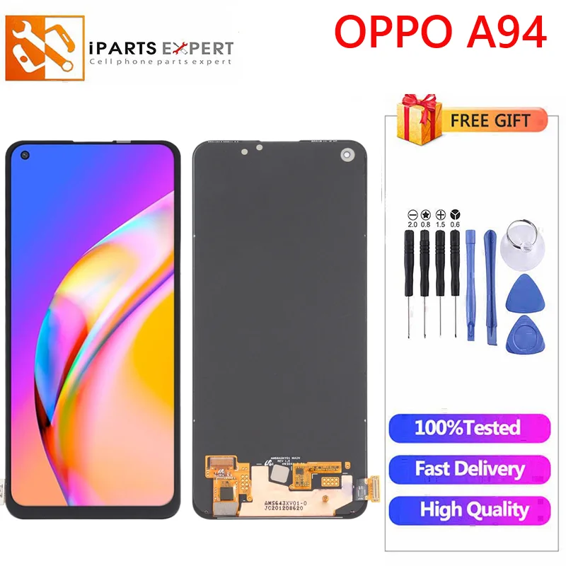 Oppo A94 4G Ekran Dokunmatik A Plus Kalite Ürün/INCELL 04 VER Çıtasız (Çerçevesiz)