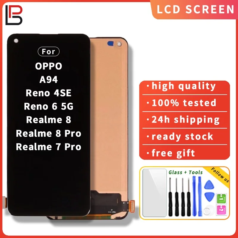 Oppo A94 4G Ekran Dokunmatik A Plus Kalite Ürün/INCELL 04 VER Çıtasız (Çerçevesiz)