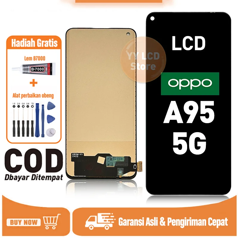 Oppo A95 5G Ekran Dokunmatik A Plus Kalite Ürün/INCELL 04 VER Çıtasız (Çerçevesiz)