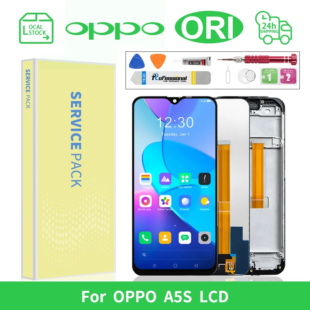 Oppo Ax5s Ekran Dokunmatik Orijinal Çıtasız Ürün (Çerçevesiz)