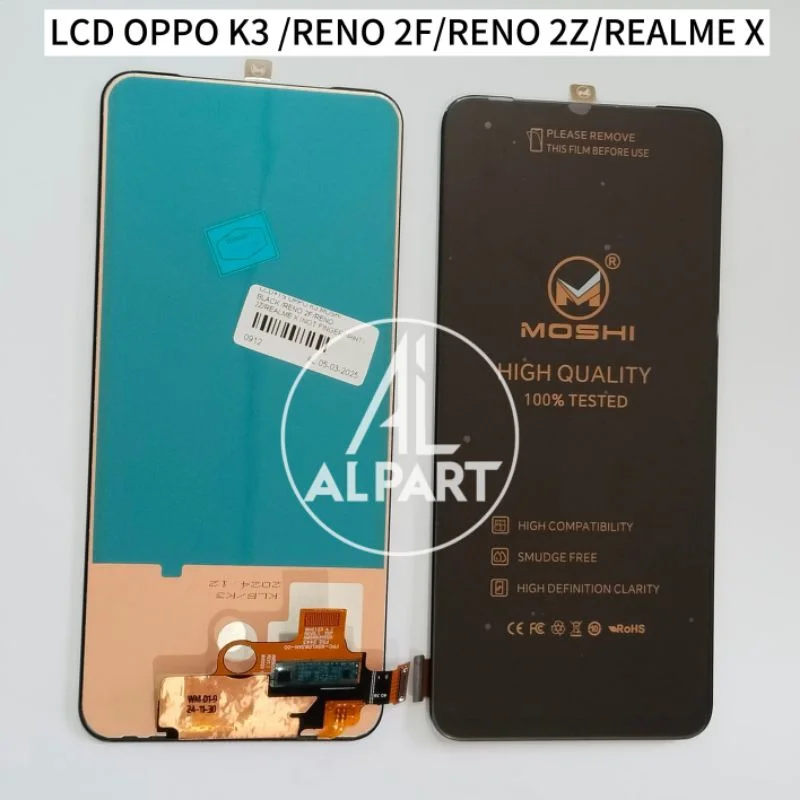 Oppo K3 Ekran Dokunmatik A Plus Kalite Ürün/INCELL Çıtasız (Çerçevesiz)