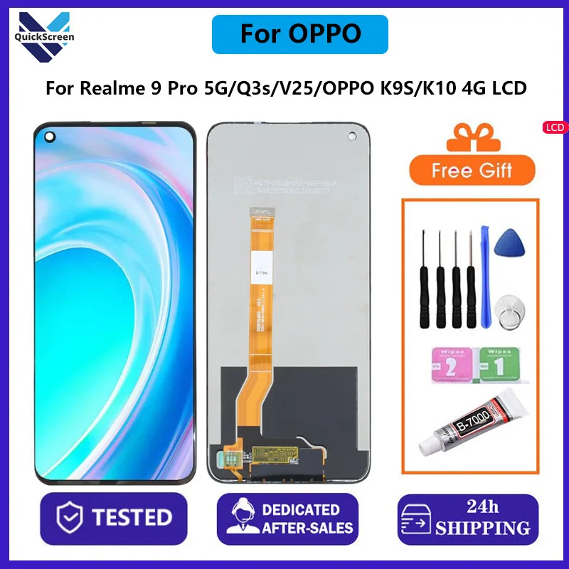 Oppo K9 Pro 5G Ekran Dokunmatik A Plus Kalite Ürün/INCELL Çıtasız (Çerçevesiz)
