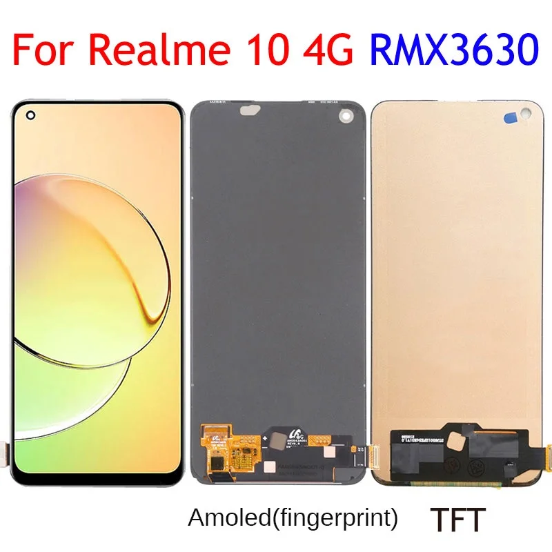 Oppo Realme 10 4G Ekran Dokunmatik A Plus Kalite Ürün/INCELL Çıtasız (Çerçevesiz)