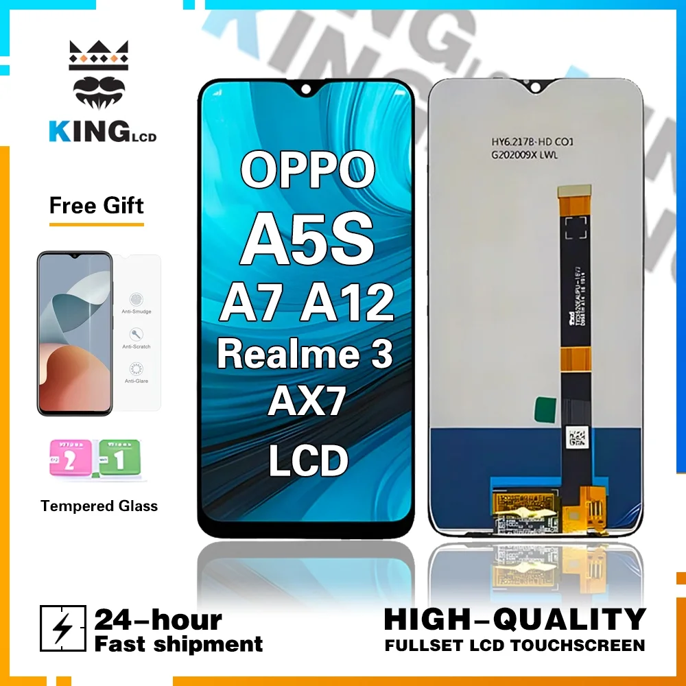 Oppo Realme 3 Ekran Dokunmatik Orijinal Çıtasız Ürün (Çerçevesiz)