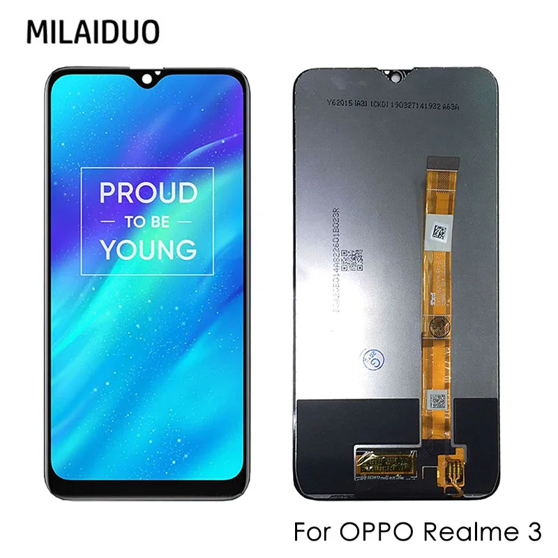 Oppo Realme 3i Ekran Dokunmatik Orijinal Çıtasız Ürün (Çerçevesiz)