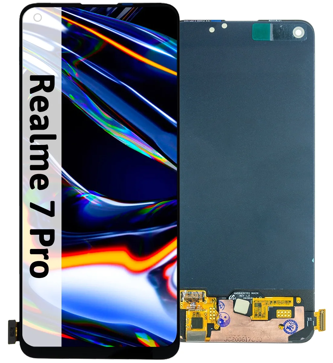 Oppo Realme 7 Pro Ekran Dokunmatik A Plus Kalite Ürün/iNCELL 04 VER Çıtasız (Çerçevesiz)