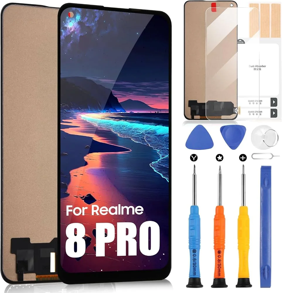 Oppo Realme 8 4G Ekran Dokunmatik A Plus Kalite Ürün/iNCELL 04 VER Çıtasız (Çerçevesiz)