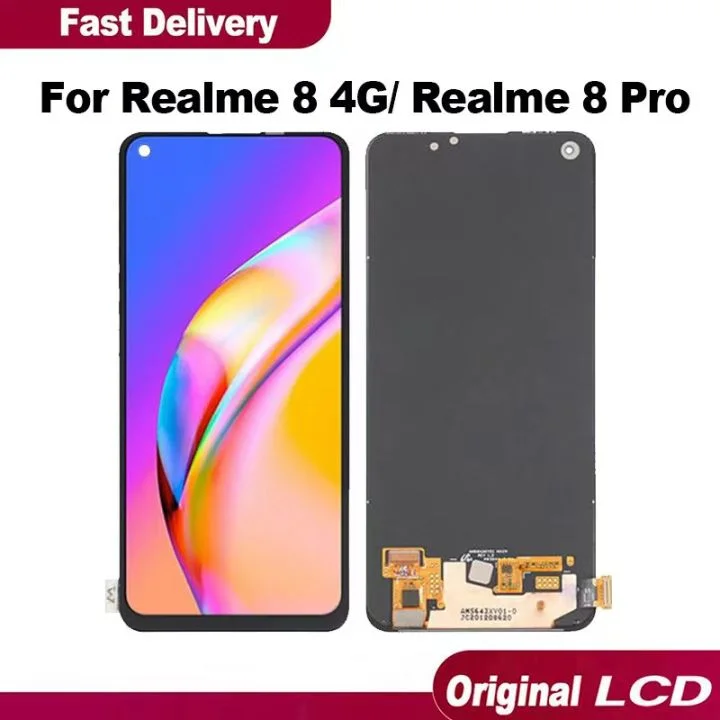 Oppo Realme 8 Pro 4G Ekran Dokunmatik A Plus Kalite Ürün/iNCELL 04 VER Çıtasız (Çerçevesiz)
