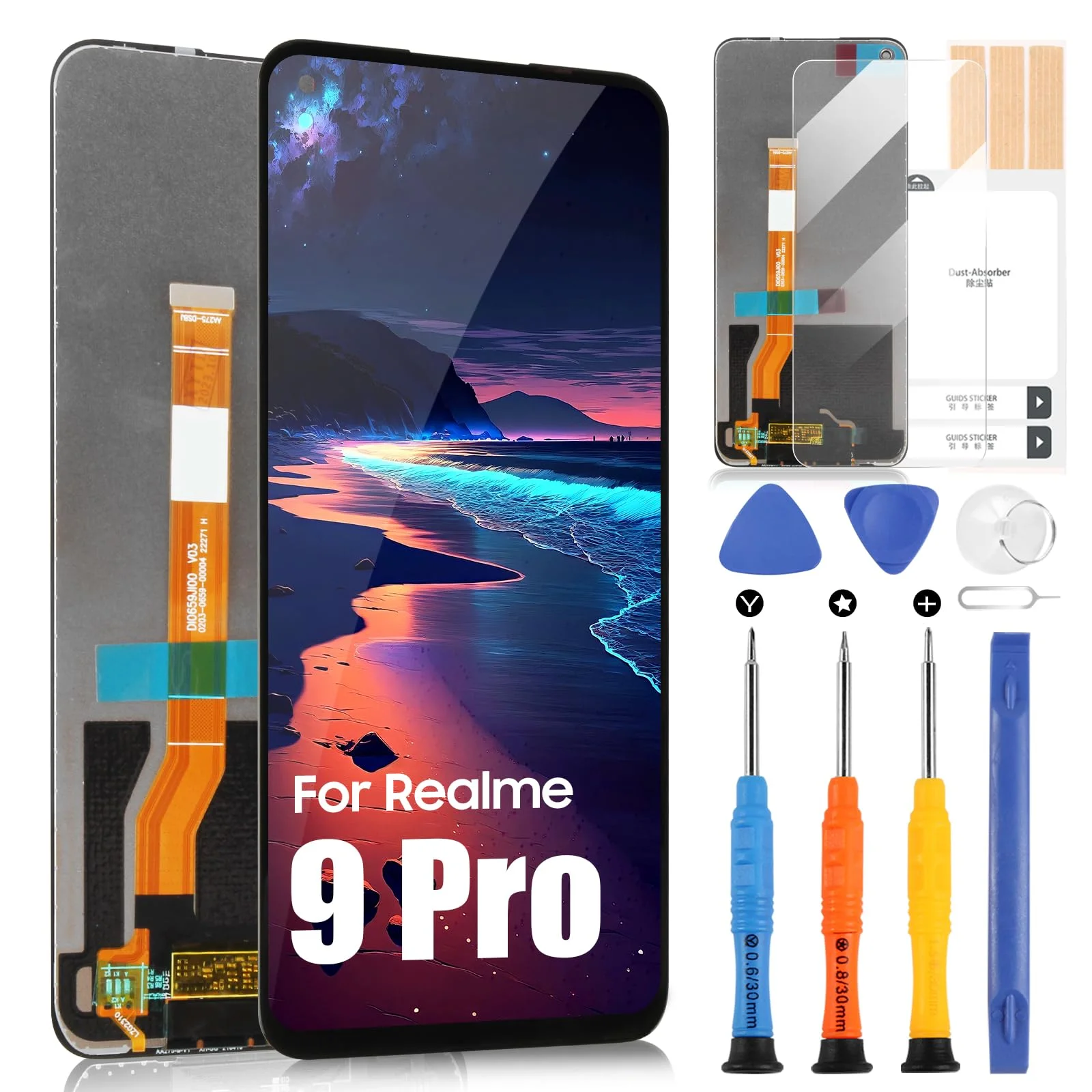 Oppo Realme 9 Pro 4G Ekran Dokunmatik A Plus Kalite Ürün/iNCELL Çıtasız (Çerçevesiz)