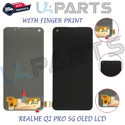 Oppo Realme Q2 Pro 5G Ekran Dokunmatik OLED 04 VER Çıtasız (Çerçevesiz)