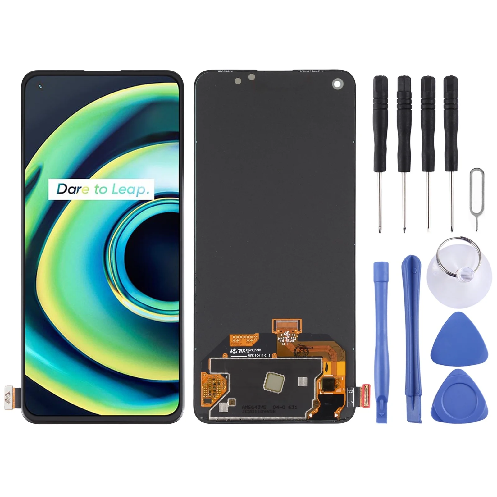 Oppo Realme Q3 Pro 5G Ekran Dokunmatik A Plus Kalite Ürün/iNCELL Çıtasız (Çerçevesiz)