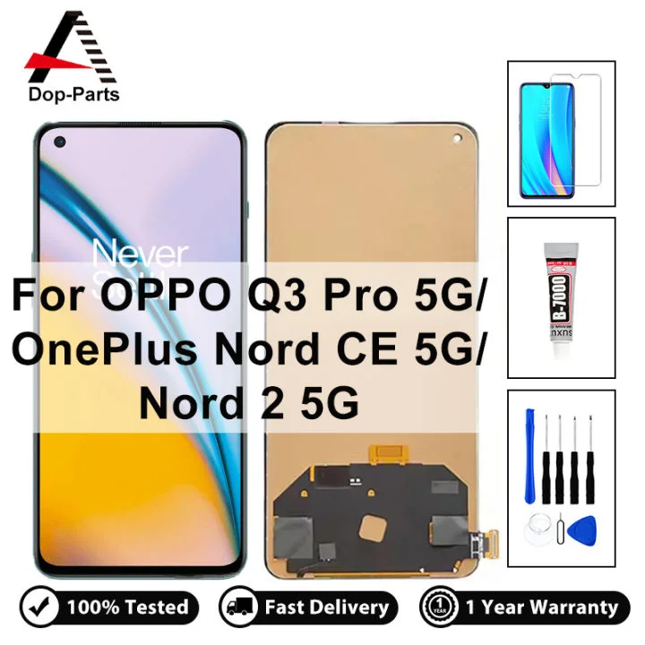 Oppo Realme Q3 Pro 5G Ekran Dokunmatik OLED Çıtasız (Çerçevesiz)