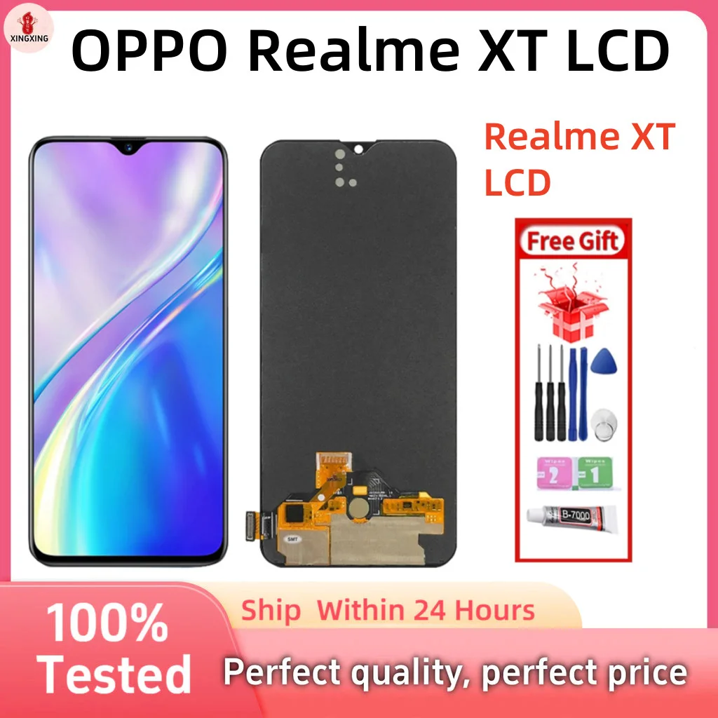 Oppo Realme Xt Ekran Dokunmatik OLED Çıtasız (Çerçevesiz)