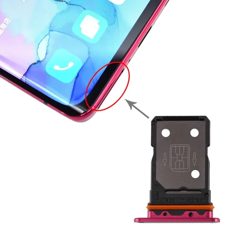 Oppo Reno 3 Pro Sim Kart Tepsisi Pembe