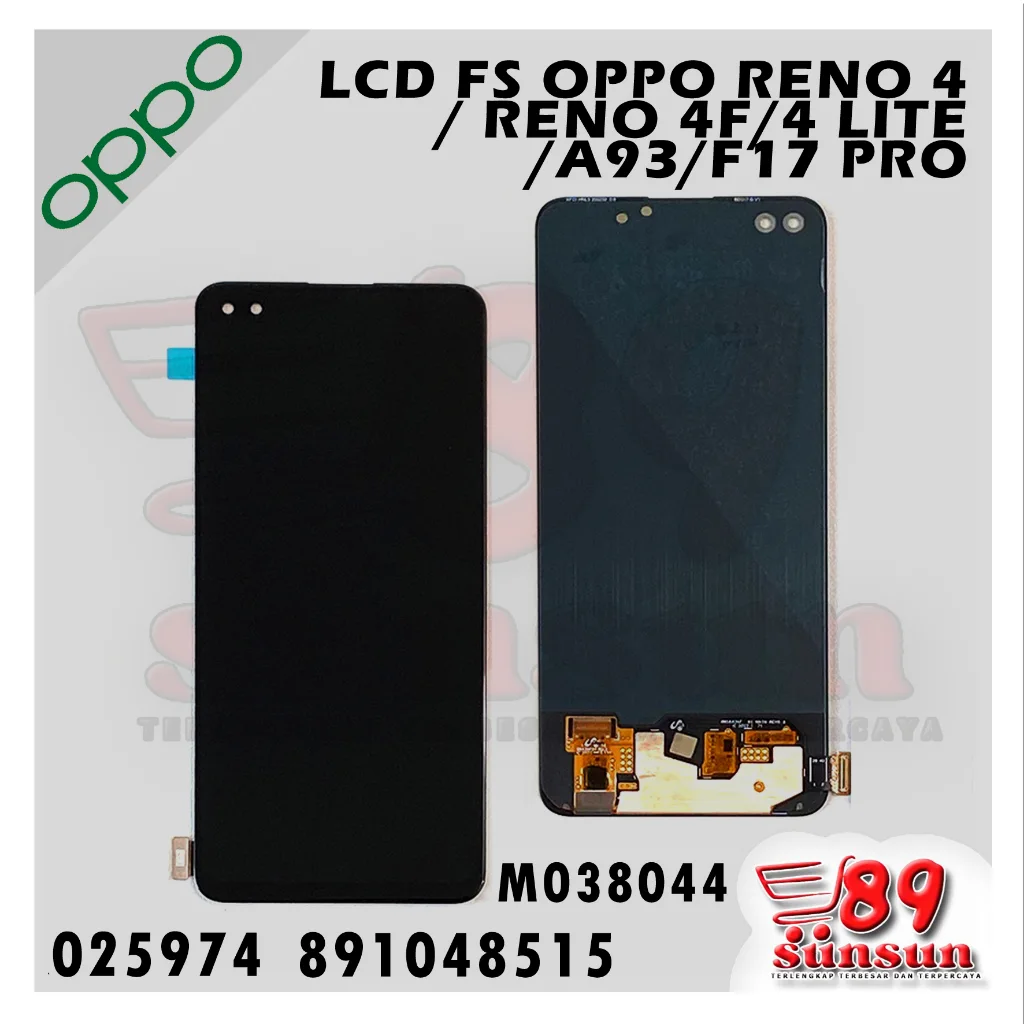 Oppo Reno 4F Ekran Dokunmatik OLED Çıtasız (Çerçevesiz)