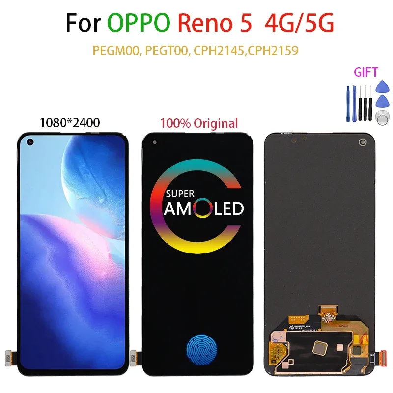 Oppo Reno 5F 4G Ekran Dokunmatik A Plus Kalite Ürün/iNCELL 04 VER Çıtasız (Çerçevesiz)