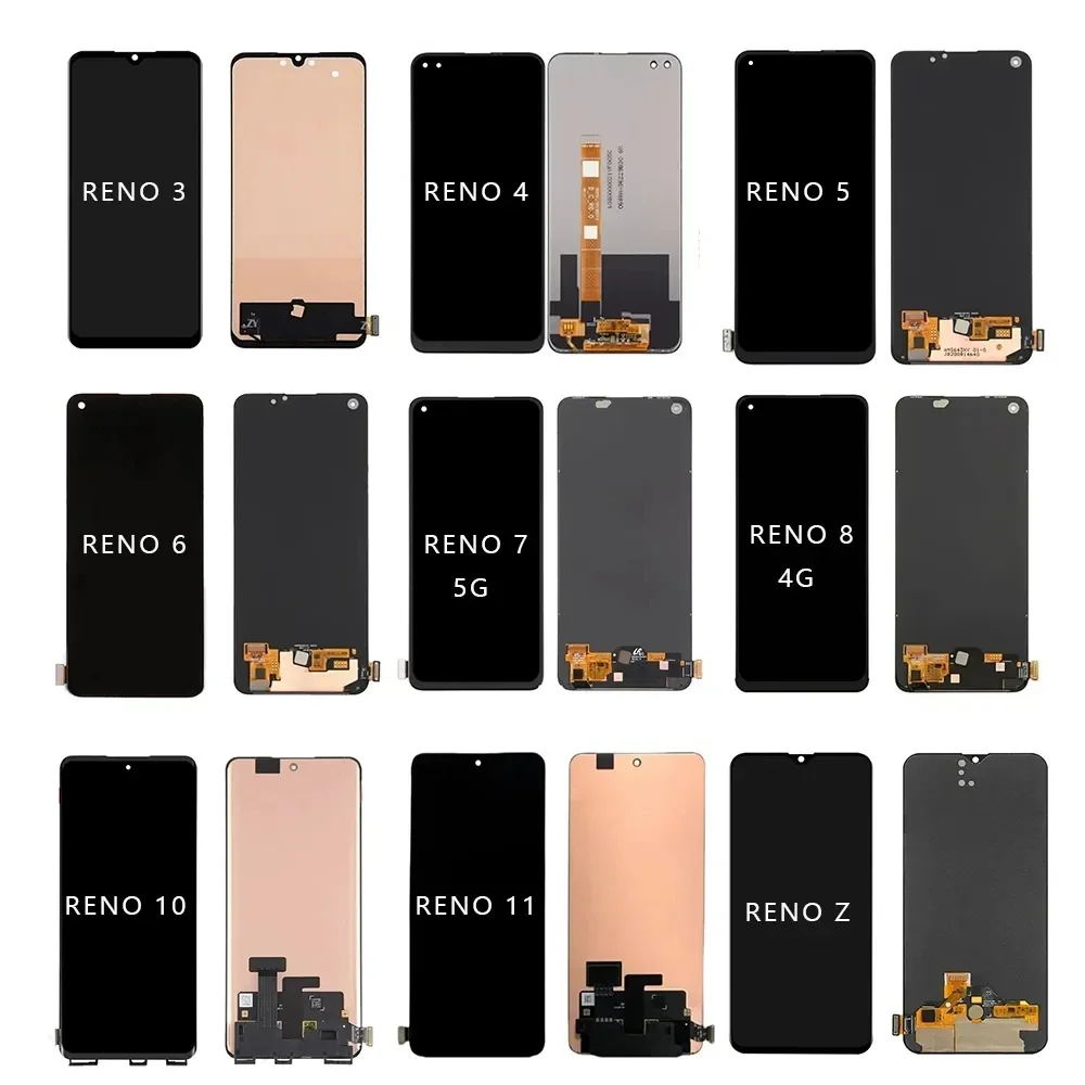 Oppo Reno 5F 4G Ekran Dokunmatik A Plus Kalite Ürün/iNCELL 04 VER Çıtasız (Çerçevesiz)