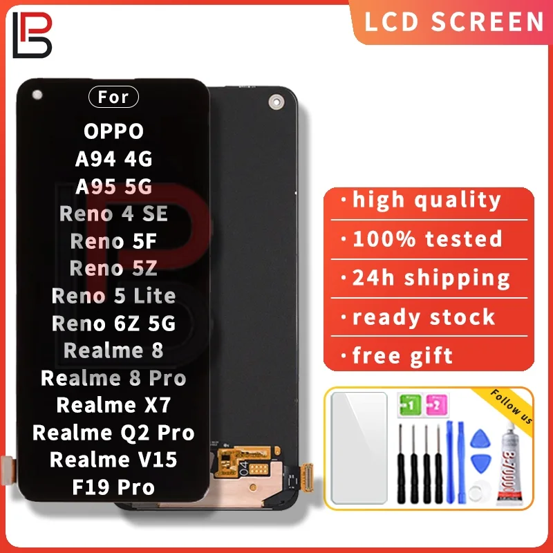 Oppo Reno 6Z 5G Ekran Dokunmatik A Plus Kalite Ürün/iNCELL 04 VER Çıtasız (Çerçevesiz)