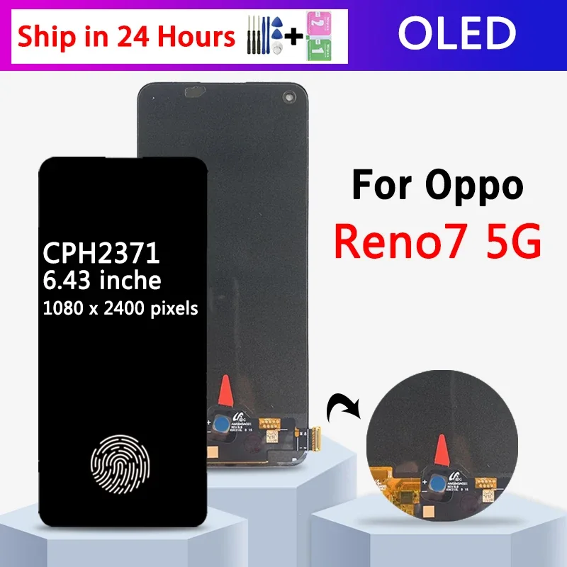 Oppo Reno 7 5G Ekran Dokunmatik A Plus Kalite Ürün/iNCELL Çıtasız (Çerçevesiz)