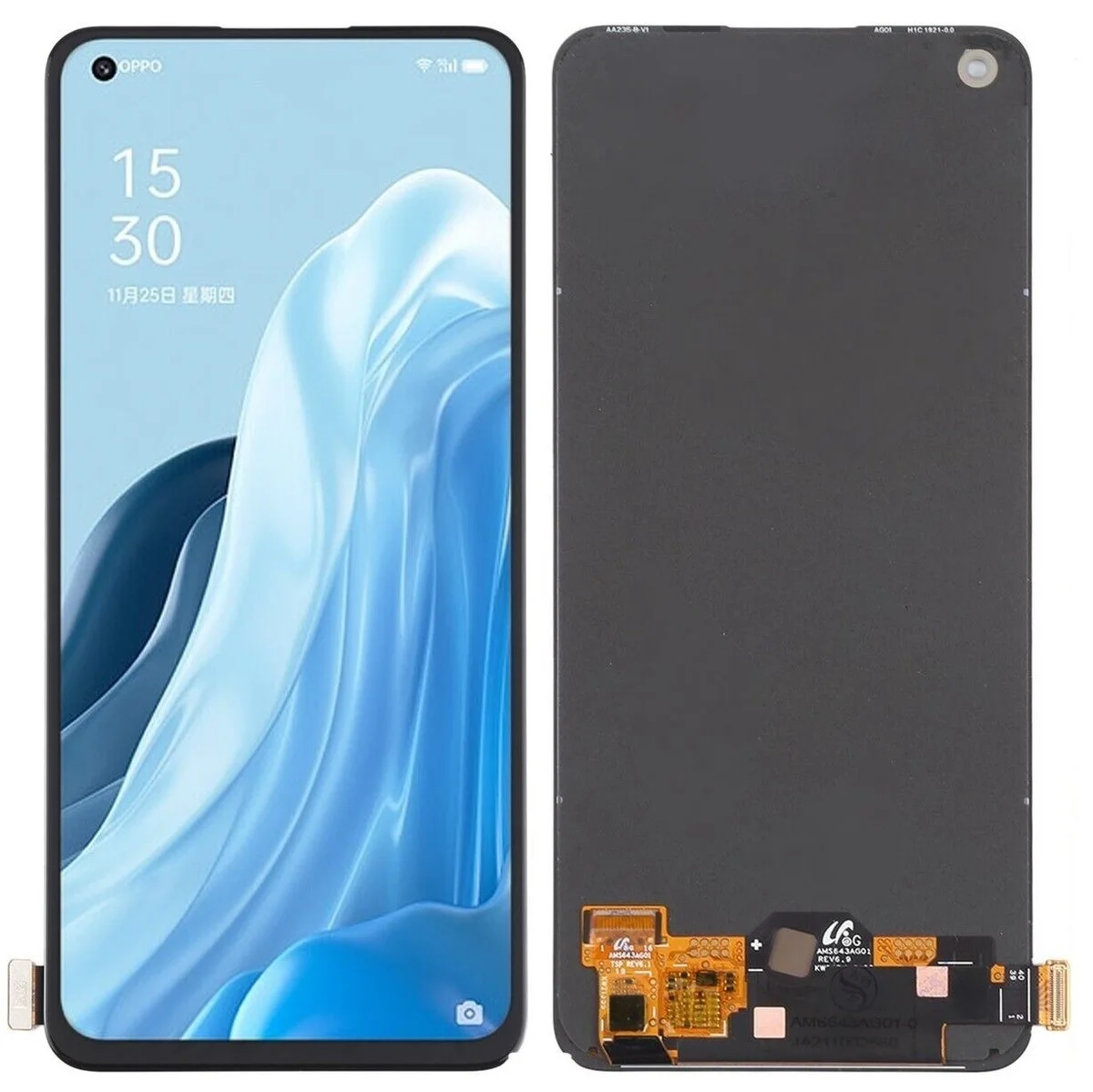 Oppo Reno 7SE Ekran Dokunmatik OLED Çıtasız (Çerçevesiz)