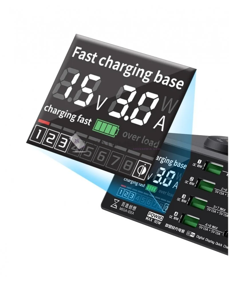 Qianli PQW110 USB Hızlı Şarj İstasyonu Tester
