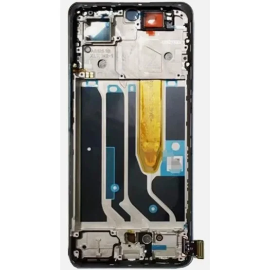 Realme 10 Pro Plus Çıtalı Ekran Dokunmatik Silver SOFT OLED Kalite Ekran
