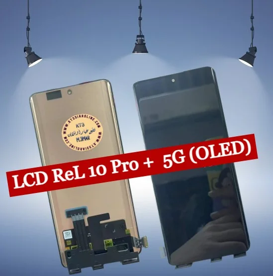 Realme 10 Pro Plus Çıtalı Ekran Dokunmatik Siyah SOFT OLED Kalite Ekran
