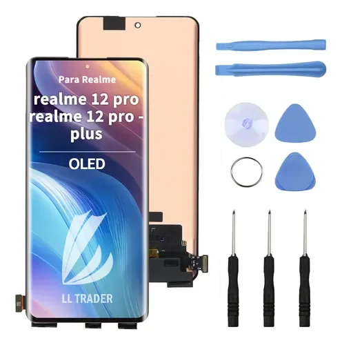 Realme 12 Pro Plus Ekran Dokunmatik SOFT OLED Kalite Ekran Çıtasız (Çerçevesiz)