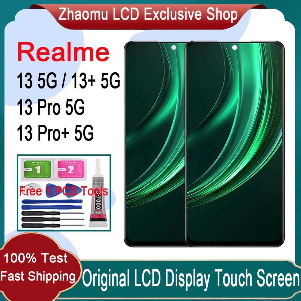 Realme 13 Pro Gold Çıtalı Ekran Dokunmatik Gold SOFT OLED Kalite Ekran