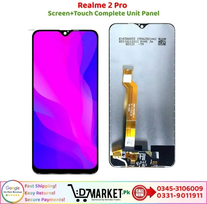 Realme 2 Pro Ekran Dokunmatik Orijinal Çıtasız Ürün (Çerçevesiz)