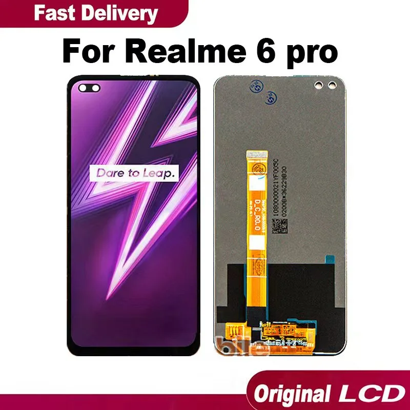 Realme 6 Pro Ekran Dokunmatik Orijinal Çıtasız Ürün (Çerçevesiz)