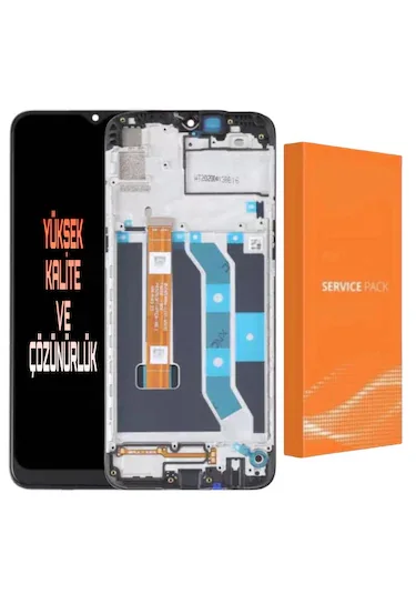 Realme 6İ Çıtalı Ekran Dokunmatik Siyah Orijinal
