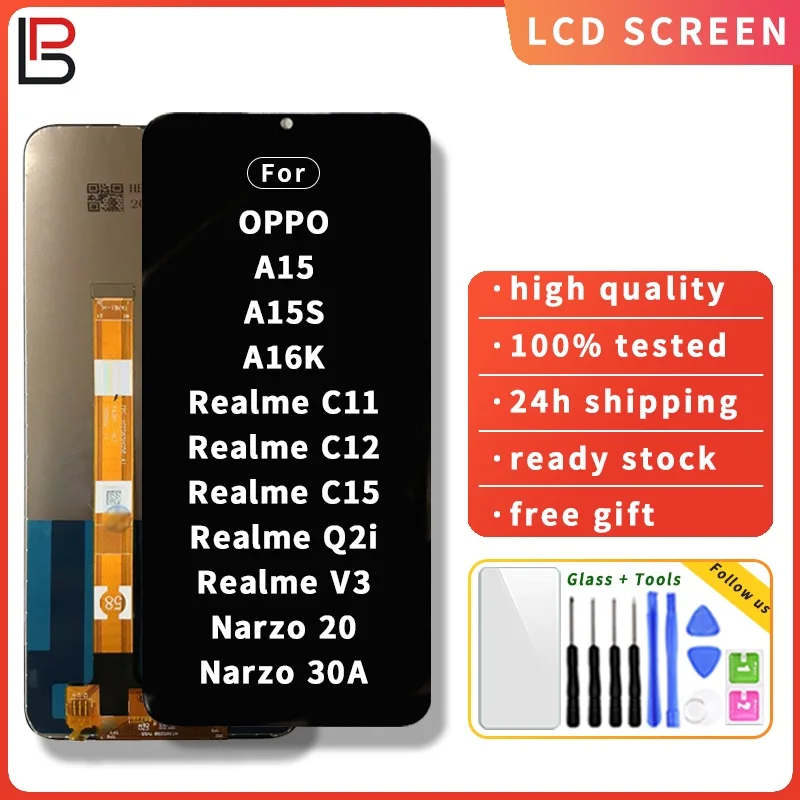 Realme A16k Ekran Dokunmatik Orijinal Çıtasız Ürün (Çerçevesiz)