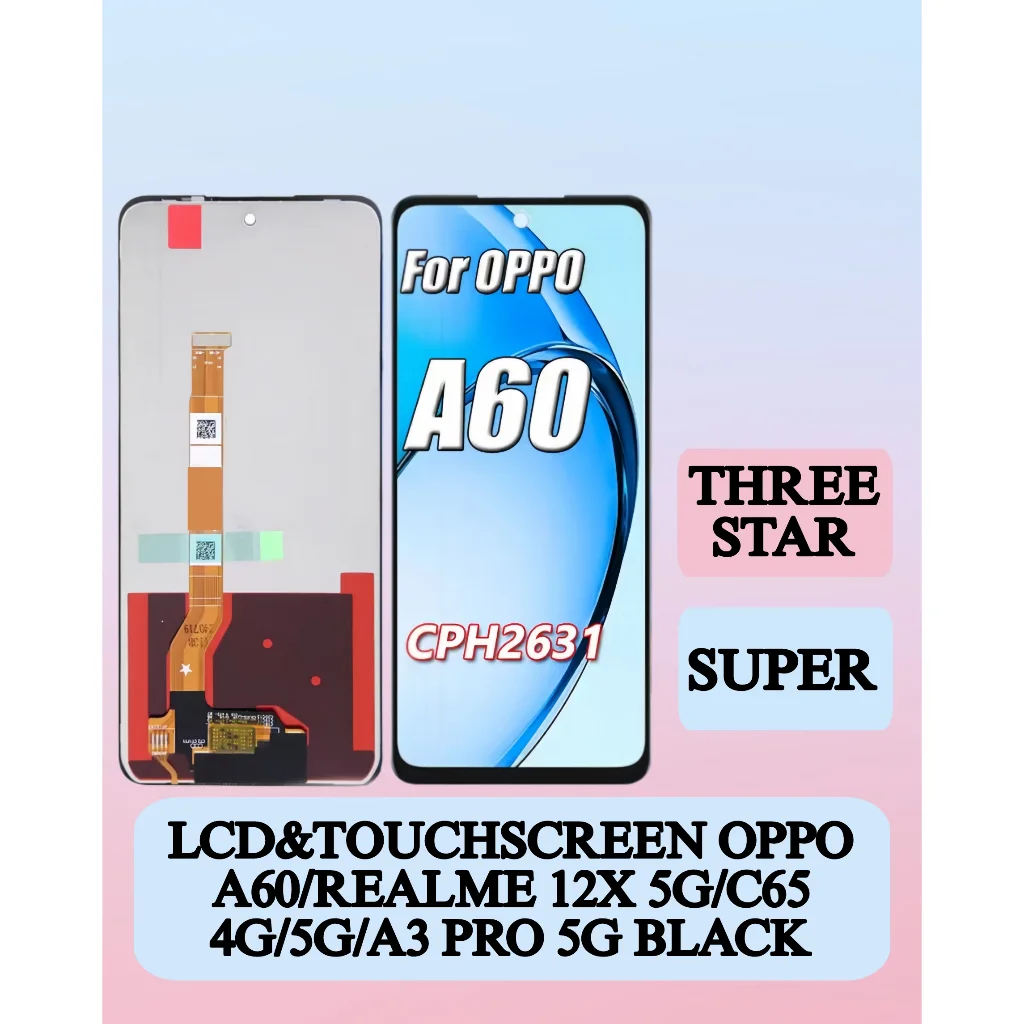 Realme A3 5G Ekran Dokunmatik Orijinal Çıtasız Ürün (Çerçevesiz)