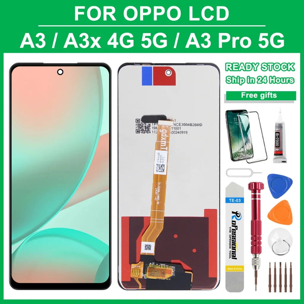 Realme A3 Pro 5G Ekran Dokunmatik Orijinal Çıtasız Ürün (Çerçevesiz)