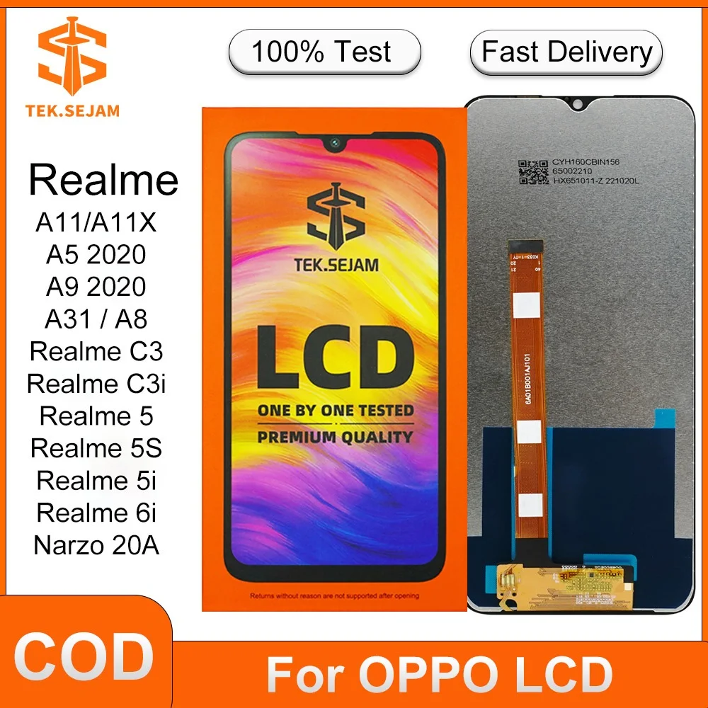 Realme A5 Pro Ekran Dokunmatik SOFT OLED Kalite Ekran Çıtasız (Çerçevesiz)