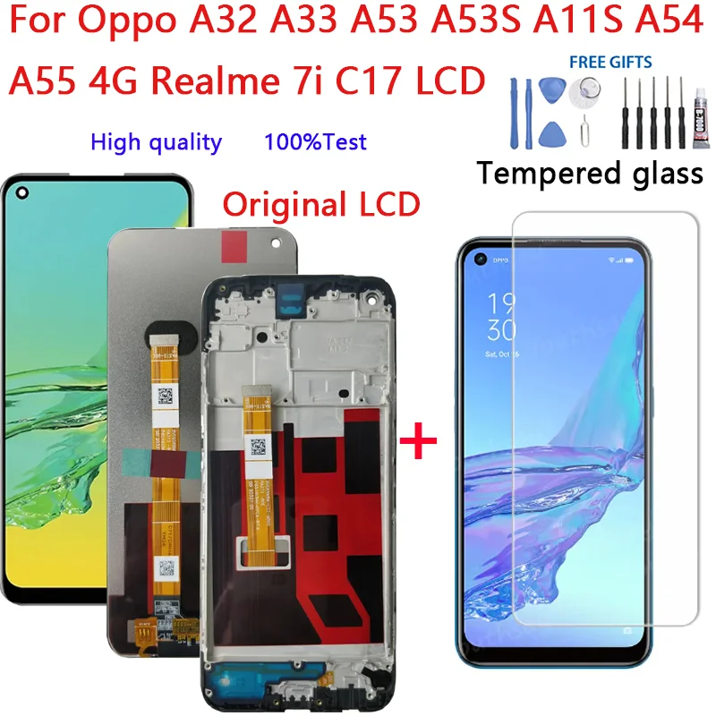 Realme A53s 4G Ekran Dokunmatik Orijinal Çıtasız Ürün (Çerçevesiz)