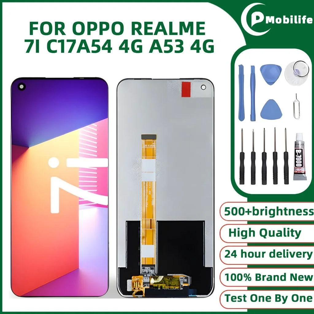 Realme A54 4G Ekran Dokunmatik Orijinal Çıtasız Ürün (Çerçevesiz)