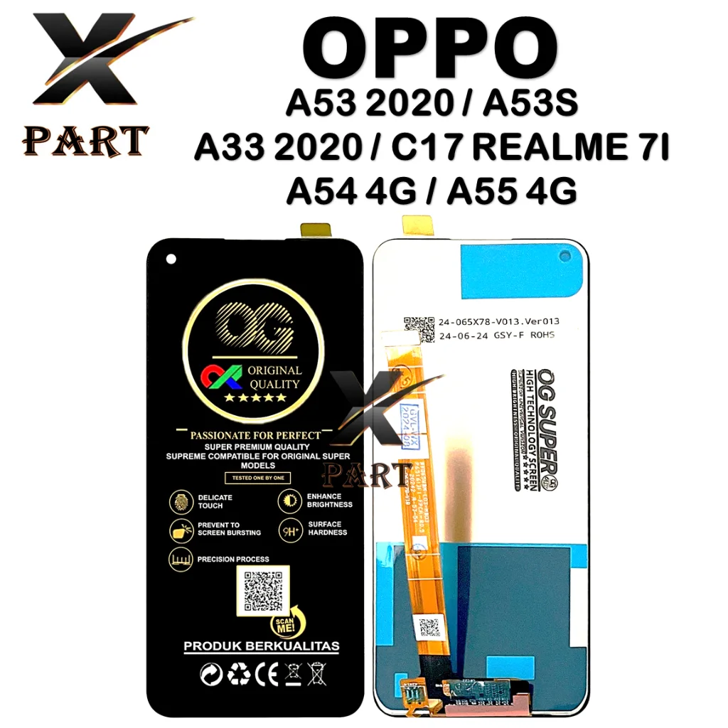 Realme A55 4G Ekran Dokunmatik Orijinal Çıtasız Ürün (Çerçevesiz)