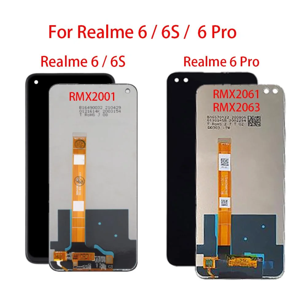 Realme A6 Pro Ekran Dokunmatik SOFT OLED Kalite Ekran Çıtasız (Çerçevesiz)