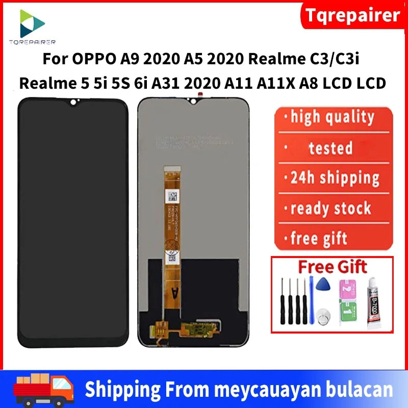 Realme A8 Ekran Dokunmatik Orijinal Çıtasız Ürün (Çerçevesiz)