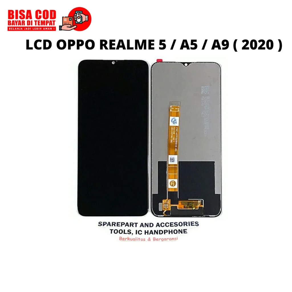 Realme A9 2020 Ekran Dokunmatik Orijinal Çıtasız Ürün (Çerçevesiz)