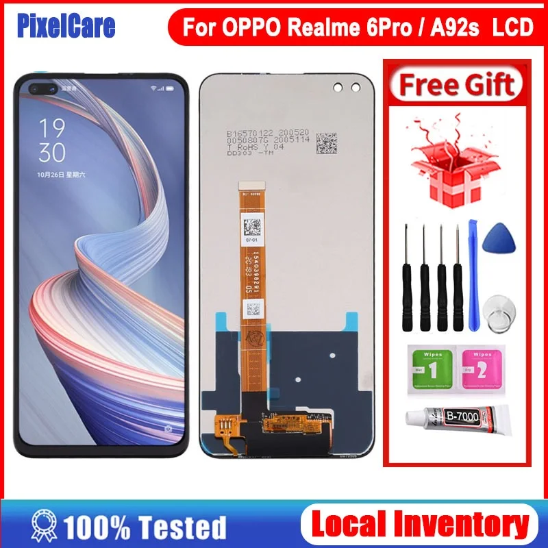 Realme A92s Ekran Dokunmatik Orijinal Çıtasız Ürün (Çerçevesiz)