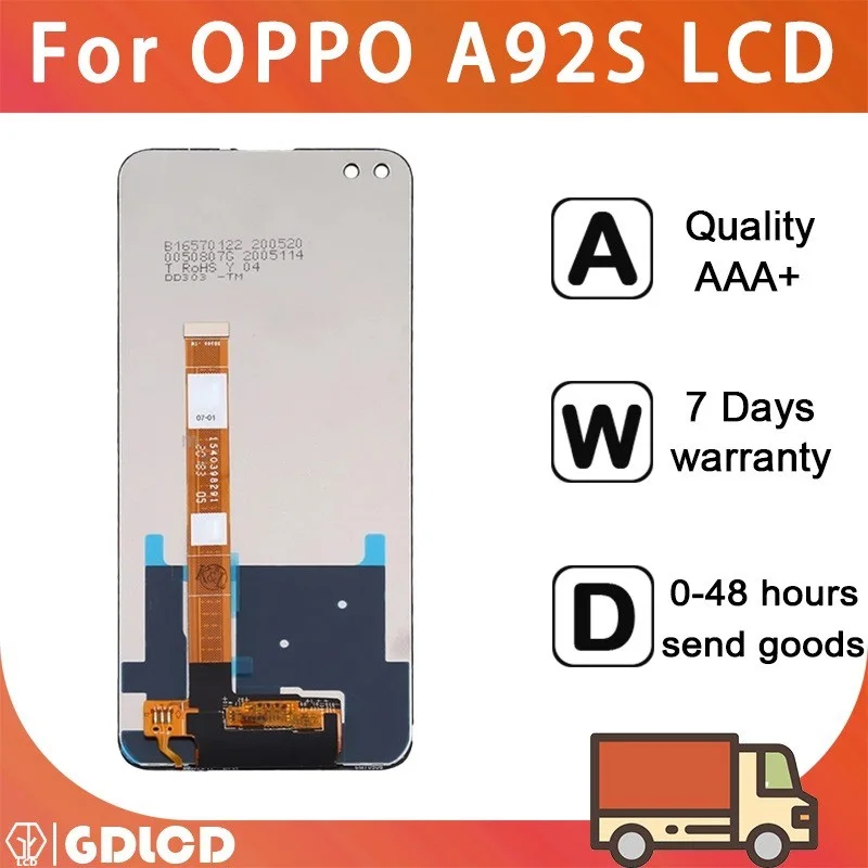 Realme A92s Ekran Dokunmatik Orijinal Çıtasız Ürün (Çerçevesiz)