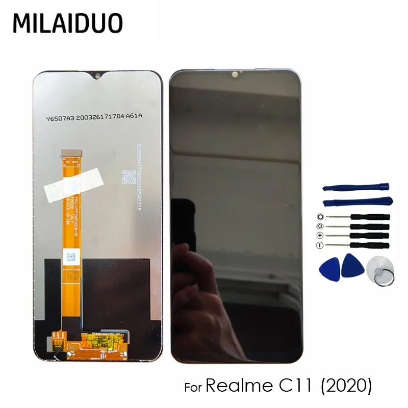 Realme C11 2020 Ekran Dokunmatik Orijinal Çıtasız Ürün (Çerçevesiz)