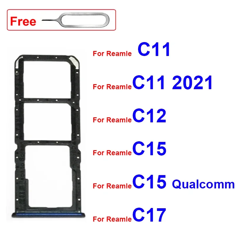 Realme C11 2021 Sim Kart Tepsisi